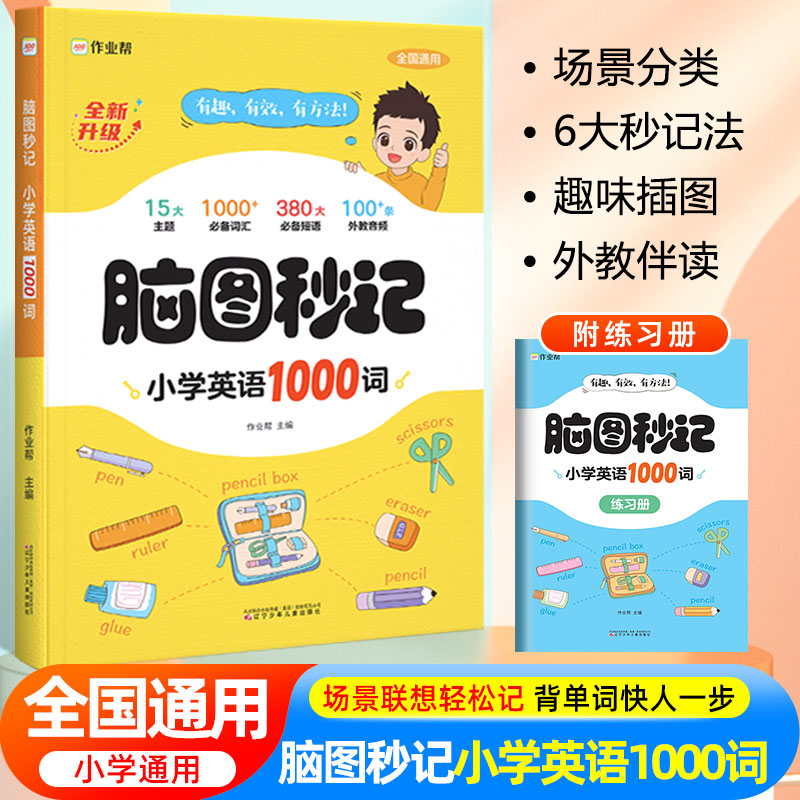 作业帮脑图小学英语1000词