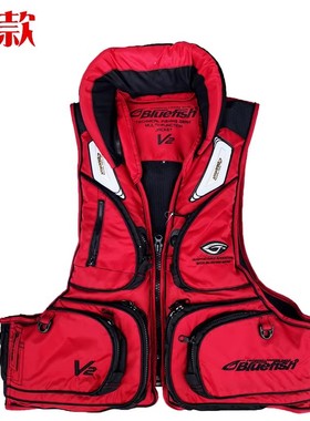 韩国进口蓝鱼bluefish海钓矶钓船钓救生衣矶钓服透气钓鱼服渔具