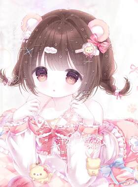 20张 暗恋期扭蛋椰椰猫yaya 女生动漫头像原创圈直购 高清有底纹