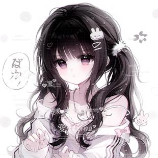 30张 卡通情侣动漫插画头像扭蛋原创圈高清无水印 萌物番宿可直购