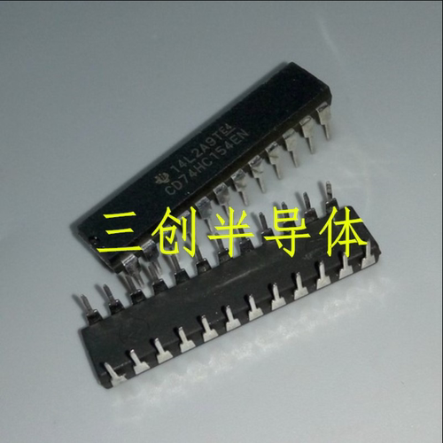 CD74HC154EN 74HC154 窄体 直插DIP-24 信号开关 解码器