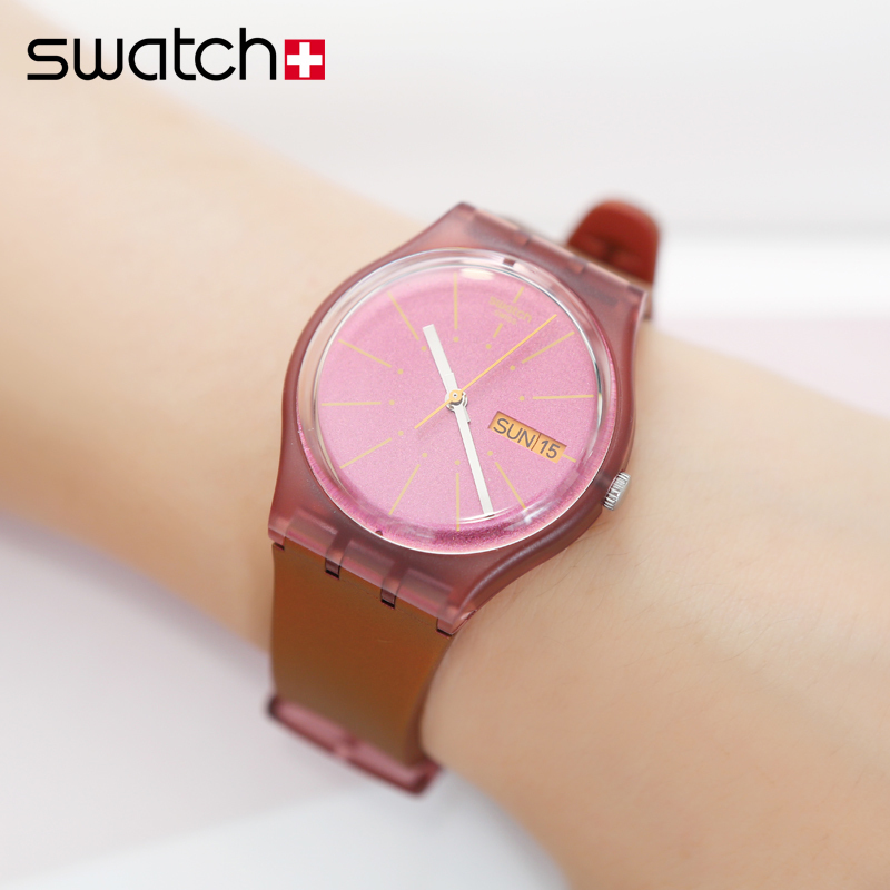 SWATCH/斯沃琪手表專柜正品2016新款學生男女表 GP701來去無蹤