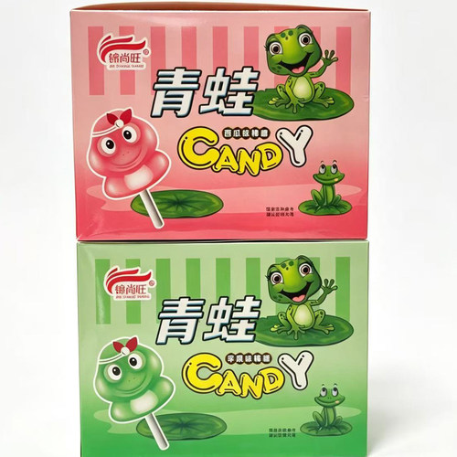 锦尚旺青蛙棒棒糖西瓜蜜瓜味