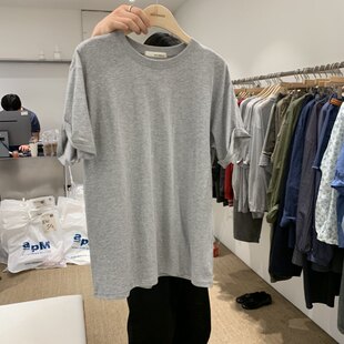 韩国东大门2026夏季新款净版纯色圆领短袖T恤女舒适百搭宽松上衣