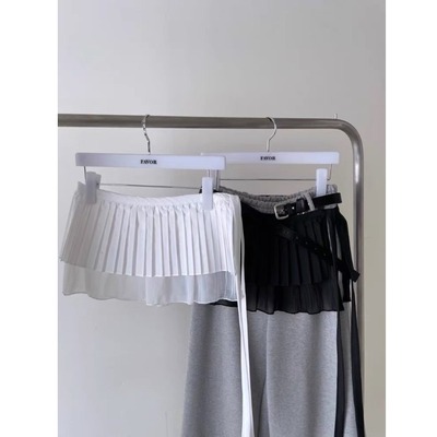 短裙屁帘韩版A型系带半身裙