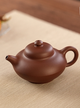 德弈斋宜兴紫砂茶壶茶具中式黄龙山原矿红皮龙刘勤娣曼生高合欢
