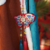 饰 双面异色陶俑小马挂饰汉服禁步新年挂件装 云深雾浅 马年特别款