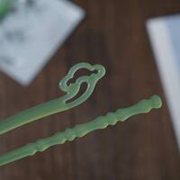 Deep clouds and light mist, simple U-shaped hairpins, acetate hairpins, versatile daily updo, ancient-style headwear and hair accessories thumbnail 2