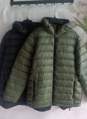 连帽排骨轻薄蓬松丝绵衣棉服