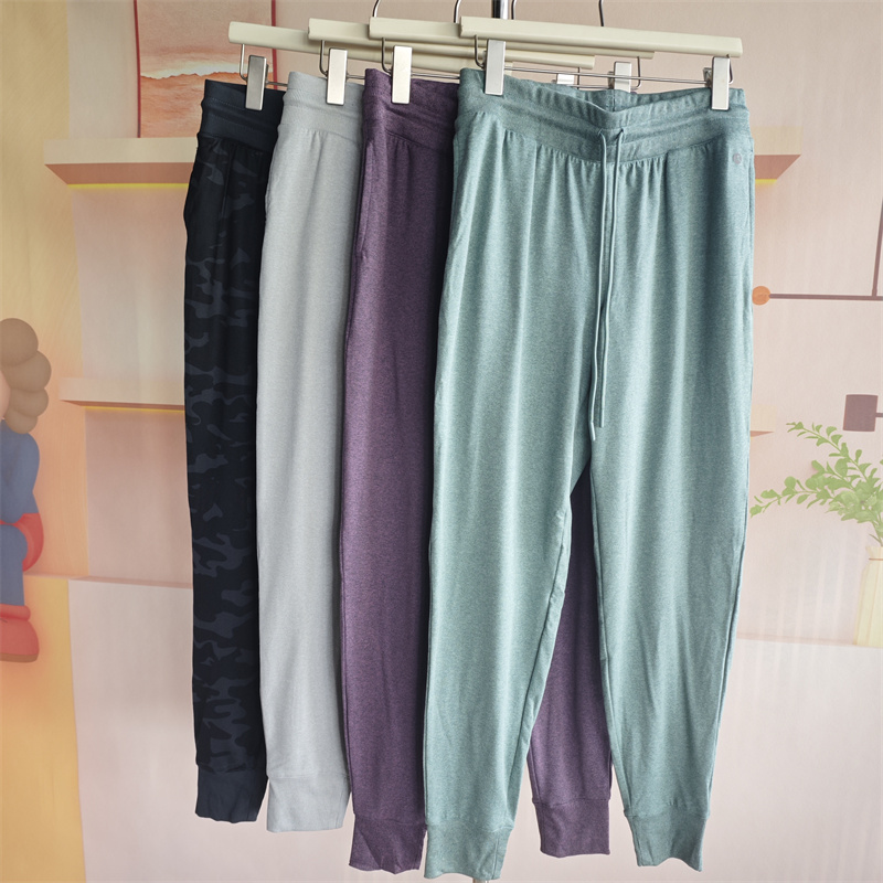 欧美风春夏季女松紧腰休闲运动百搭舒适大码速干裤200斤
