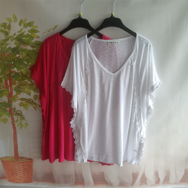 大码女装夏季新短袖T恤