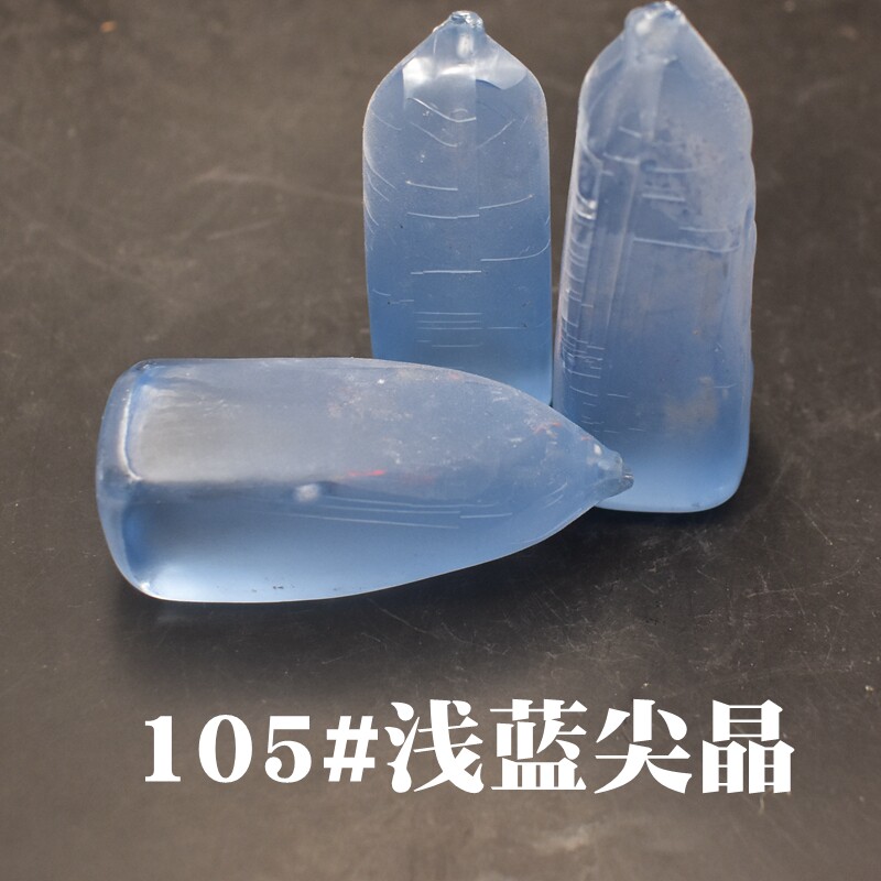 105#浅蓝尖晶石原材料石可以雕刻戒面宝石浅蓝尖晶海兰原材料