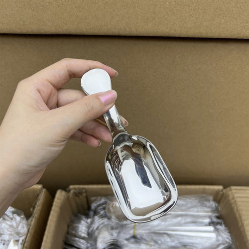 不锈钢茶勺咖啡铲勺量勺加厚茶铲甜品勺量勺迷你茶叶勺子短柄茶勺