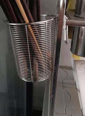 304加厚不锈钢家用挂式筷子收纳筒洗碗机专用筷子置物架沥水架