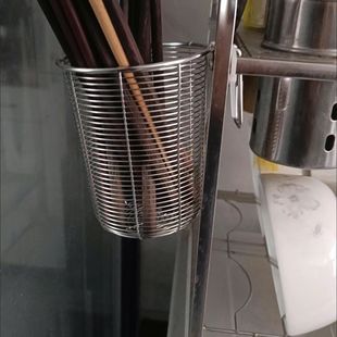 304加厚不锈钢家用挂式 筷子收纳筒洗碗机专用筷子置物架沥水架