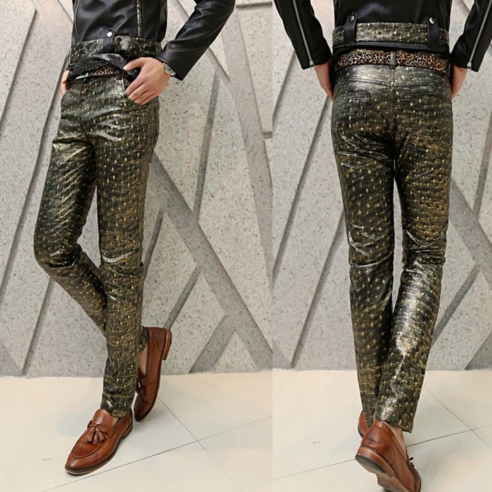 Pantalon cuir homme pour jeunesse pour automne - Ref 1494908 Image 3