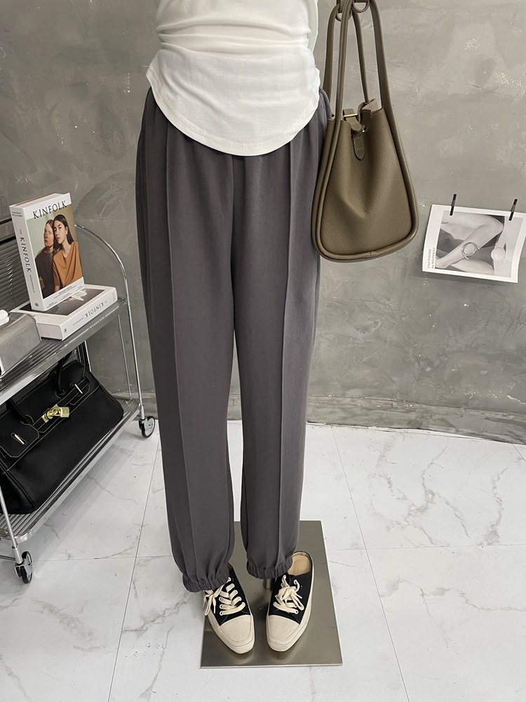 自留~舒适百搭卫裤女高腰显瘦宽松休闲裤束脚运动长裤子薄款春秋,女装/女士精品,卫裤,淘宝优惠券,粉丝福利购,淘宝优惠卷