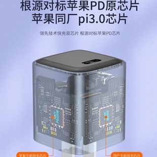 适用于iPhone13promax充电器PD快充25w苹果手机ipad华为TypeC插头