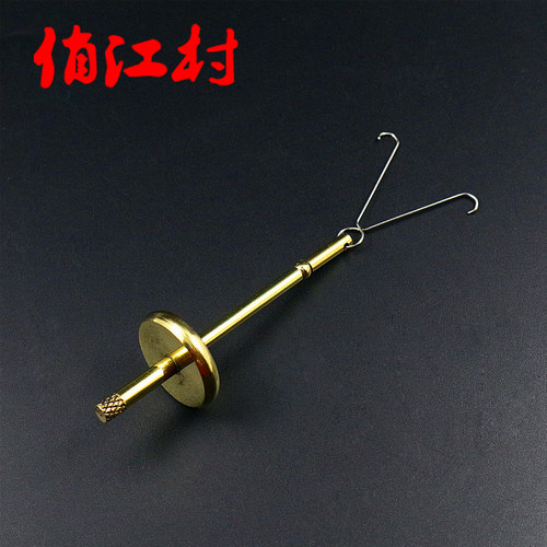 短柄黄铜绞线器飞蝇绑制工具