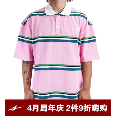 SPO oversizePolo衫 粉色