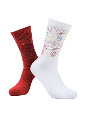 SPOeasyday生活袜-Christmas 红色/白色