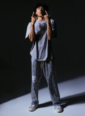 SPO x 谢维安李同款生活卫裤 暗纹LOGO