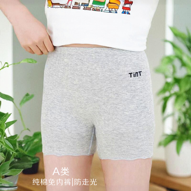 女童安全裤夏季防走光打底裤薄款女生A类纯棉内裤女孩高弹保险裤