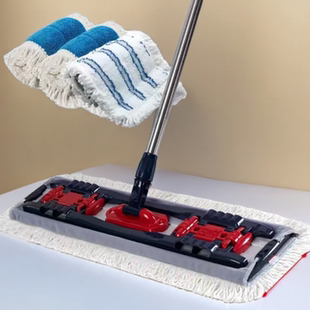 伊思达大号夹布棉线加宽大户平板拖把 60CM夹固尘推地板托帕2墩布