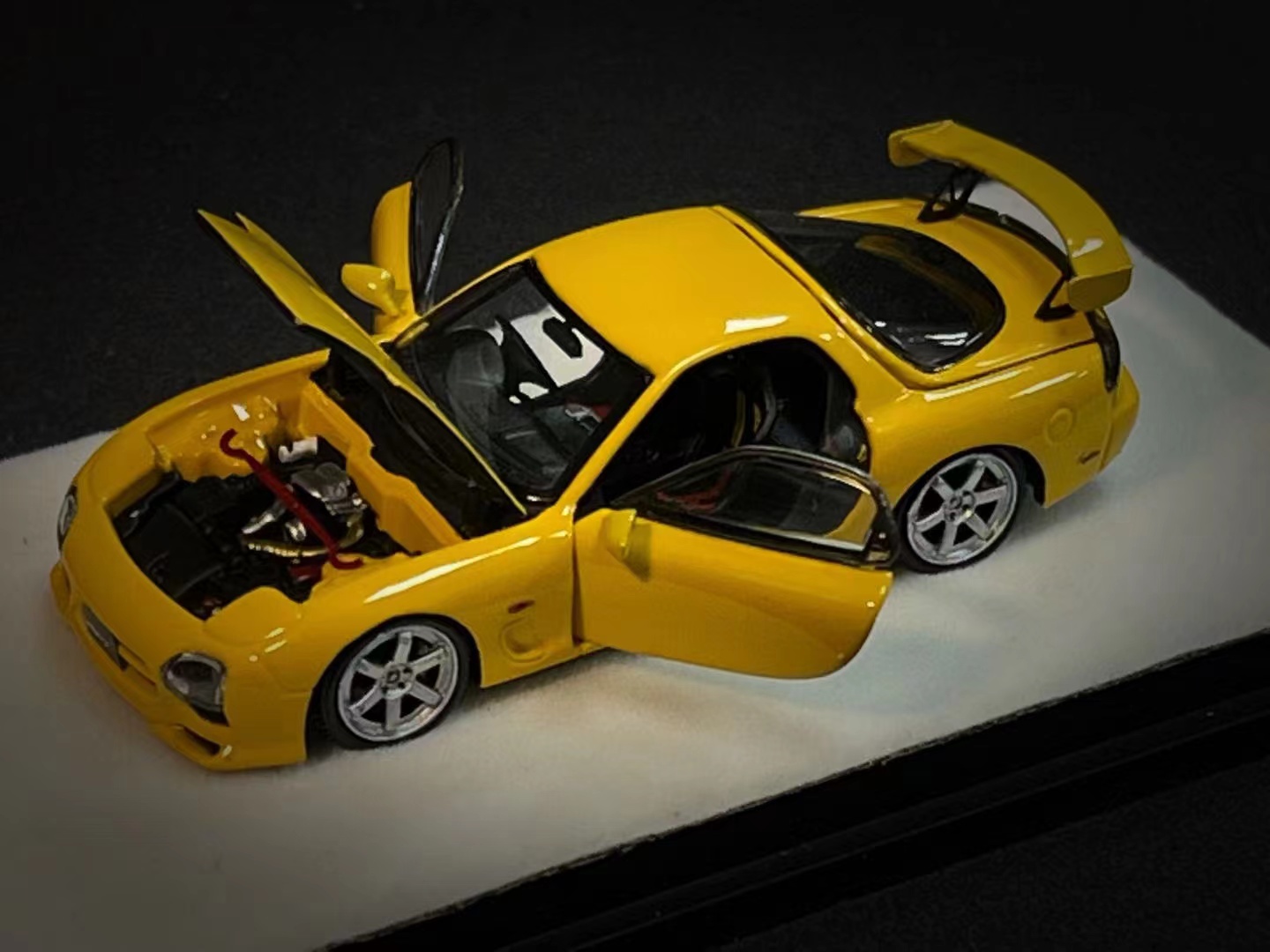 pgm 1:64 马自达rx7 fd3s 合金全开汽车模型 超跑车模 收藏小比例