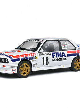 Solido 1:18 宝马E30 M3 GRA 1989 RALLY MONTECARLO合金车模成品