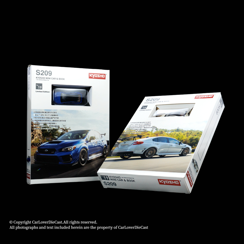 Kyosho 京商 1:64 书中车 Sti S209 合金汽车模型 小比例 收藏品
