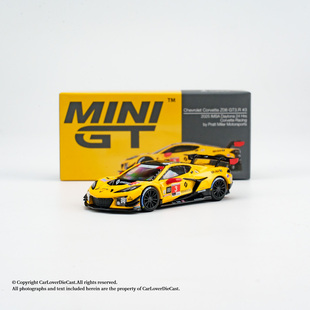 MINIGT 1:64 雪佛兰Chevrolet Z06 GT3R Corvette Racing汽车模型