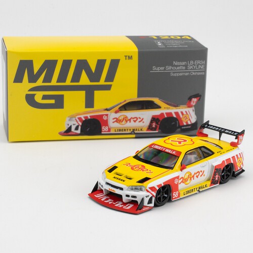 MINIGT164ER34合金汽车模型