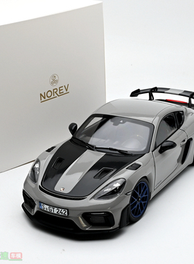 NOREV 1:18 保时捷 cayman GT4 RS weissach pack 合金汽车模型