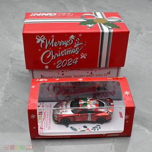 R50 2024 INNO 圣诞版 Christmas 合金汽车模型成品