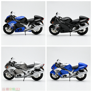 LCD 1:12 铃木隼 Suzuki GSX 1300R 合金摩托车模 成品模型 摆件