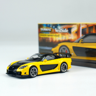 TW 1:64 Mazda RX7 VeilSide Fortune7 合金汽车模型 成品摆件
