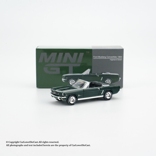MINIGT 1:64 野马Ford Mustang Convertible 1964 合金汽车模型