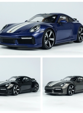 minichamps 迷你切1:18 保时捷911 992 SPORT CLASSIC 汽车模型