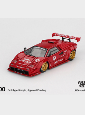 MINIGT 1:64 兰博基尼康塔 Countach liberty walk 合金汽车模型