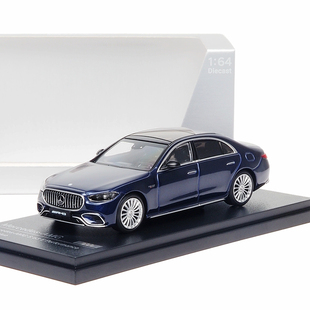 合金汽車模型 Real AMG 奔馳 box Almost 海岳藍 S63