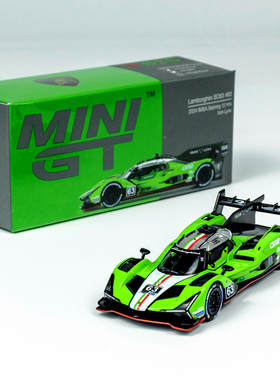 MINIGT 1:64 兰博基尼 SC63 #63 2024 IMSA Sebring 合金汽车模型