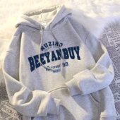 连帽卫衣男生2025秋冬新款 秋季 宽松重磅男士 加绒外套男款 帽衫 美式