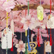 樱花书签许愿卡片悬挂装 饰挂牌吊卡树手写新年开学祈愿祝福心愿卡