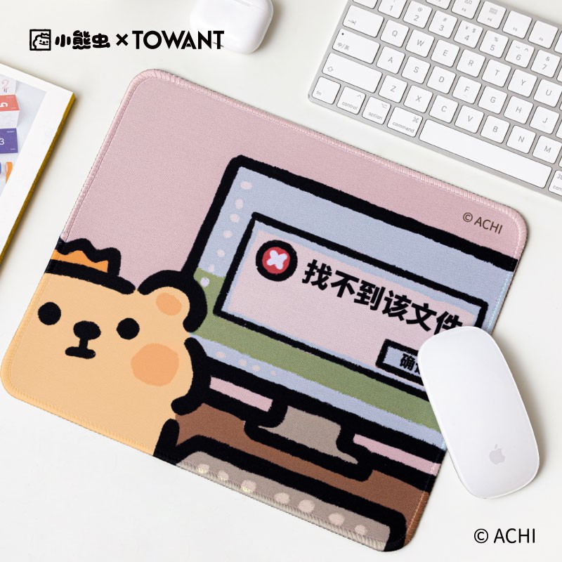 小刘鸭布面创意卡通鼠标垫办公