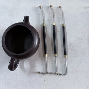 王木匠工具紫砂壶内推孔网孔双头独果