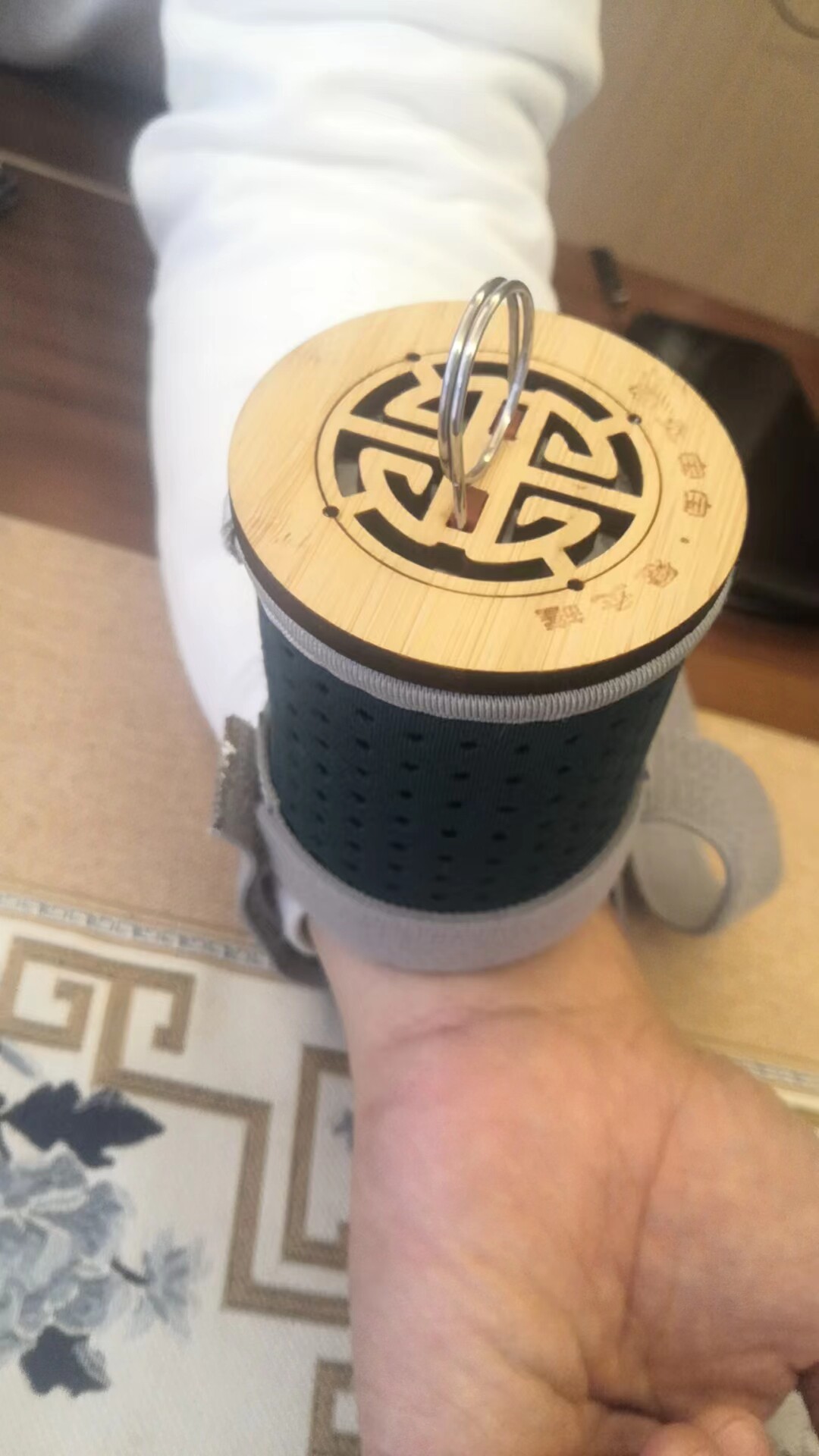 熹艾灸盒无烟悬灸罐调温随身灸家用宫寒妇科艾条艾段艾壮版正品