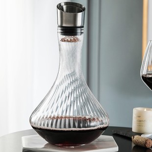 创意瀑布欧式醒酒器红酒家用套装奢华葡萄酒快速水晶玻璃分酒壶