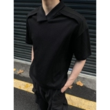 短袖t恤男潮牌夏季宽松五分袖红简约上衣513DX1200特P25，男装T恤，星座513