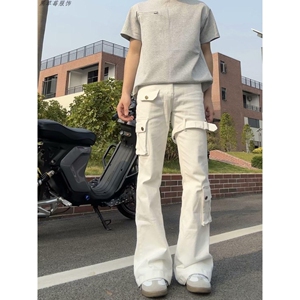 港风潮男夏季新款牛仔裤潮高街潮流痞帅长裤513CK1753P47